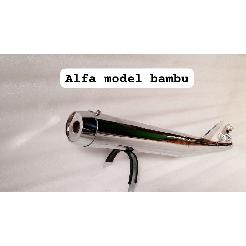 KNALPOT ALFA MODEL BAMBU