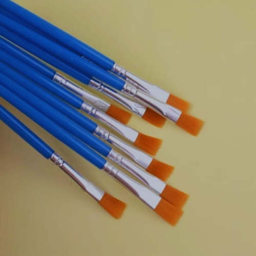 

Kuas Lukis Akrilik Bulu Nilon Cat Air Kuas Cat Minyak Flat Paintbrush