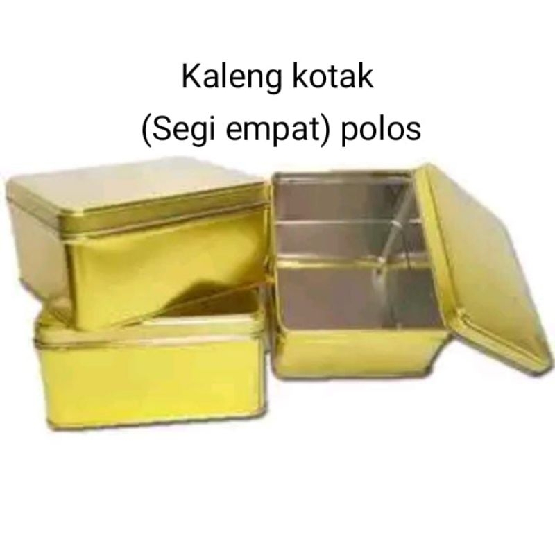 kaleng kotak (segi empat) polos