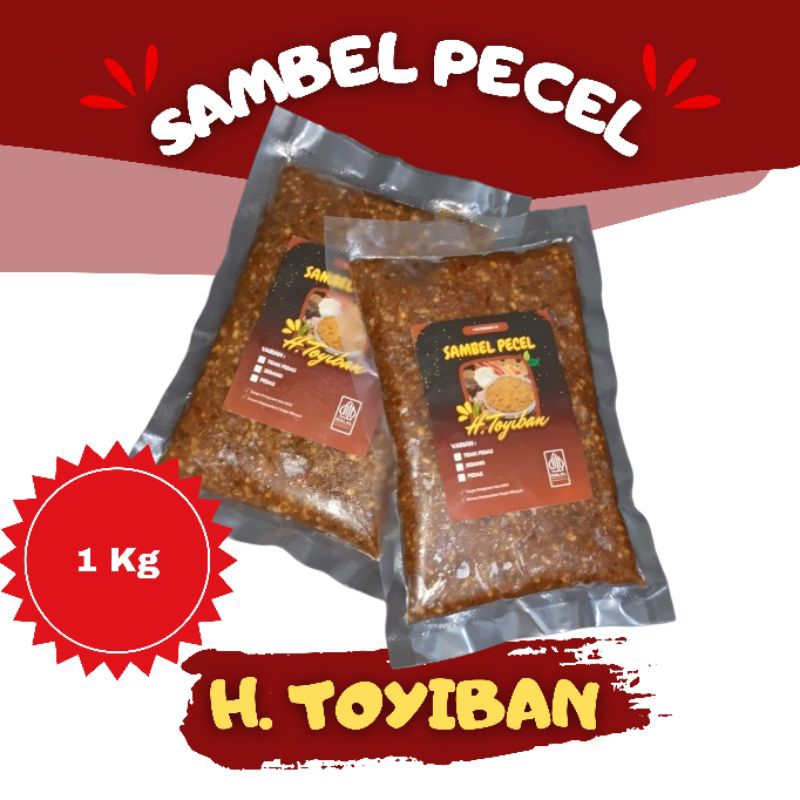 

SAMBEL PECEL HAJI TOYIBAN 1 KG TANPA PENGAWET DAN MINYAK