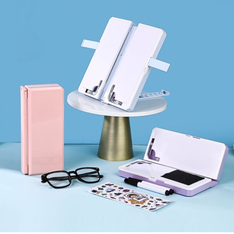 

Multifunctional Pencil Case Pencil Box / Mini Whiteboard Pencil Case / Tempat pensil multifungsi / Kotak pensil multiguna / Tempat pensil phone stand