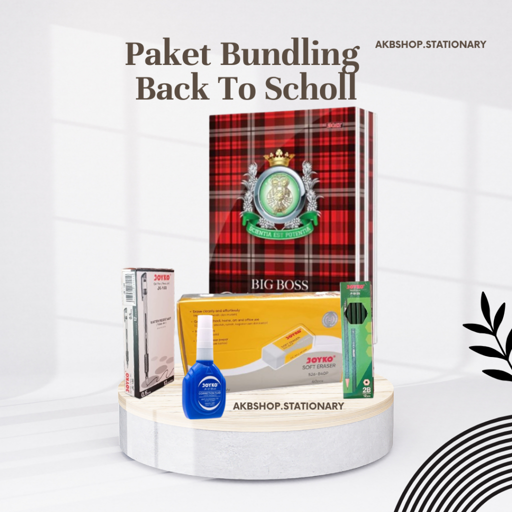 

Paket Bundling Back To Scholl Promo Termurah Dapat 5 Pcs Perlengkapan Sekolah SD, SMP, SMA