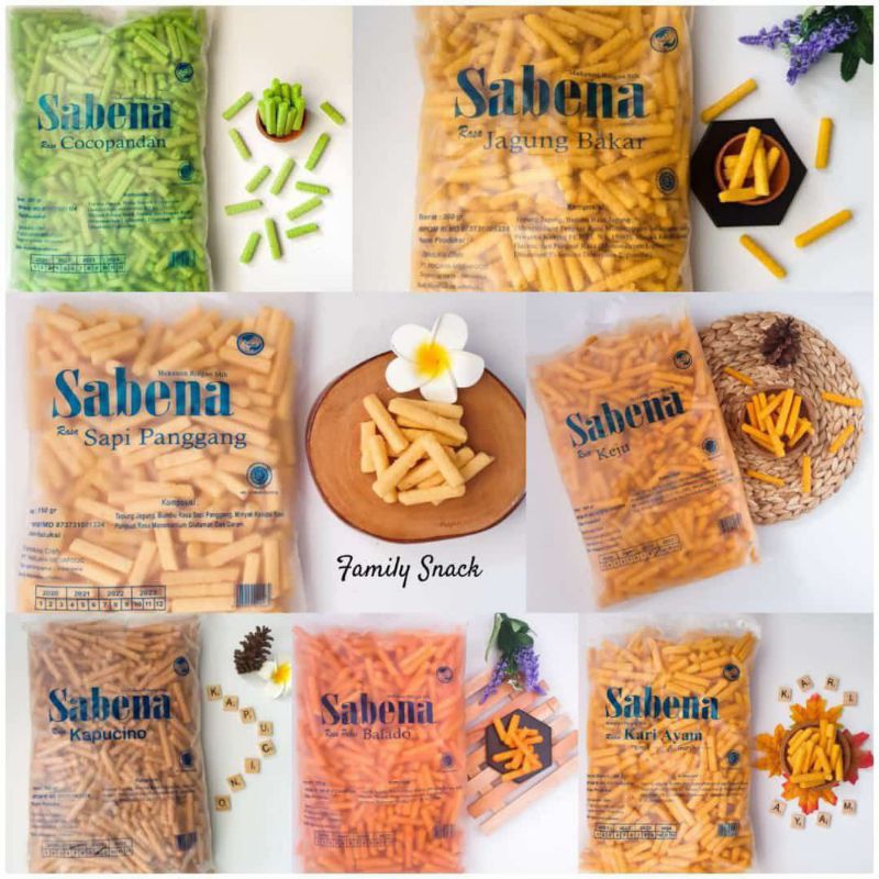 

SABENA SNACK KEMASAN 340 GR MAKANAN RINGAN MURAH MERIAH