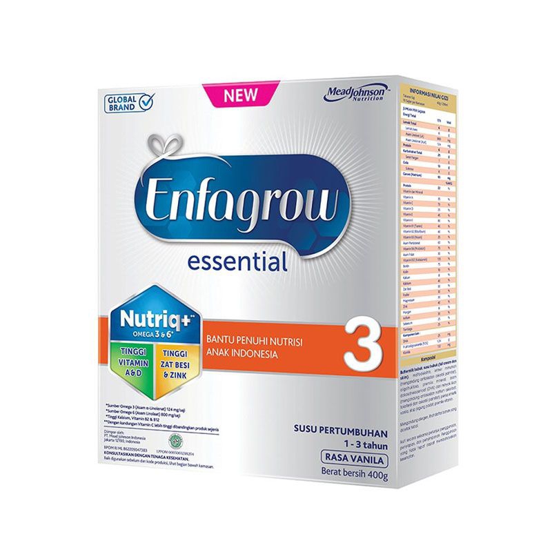 

ENFAGROW ESSENTIAL 3 VANILA 400GR