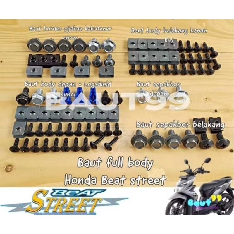 Baut Full body Honda Beat street Baut Full body Honda Beat street