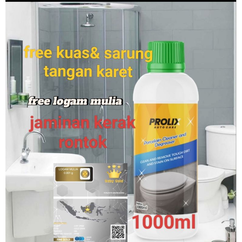 Prolix Porcelain Cleaner Pembersih keramik kamar mandi Prolix Cleaner Prolix 1000ml
