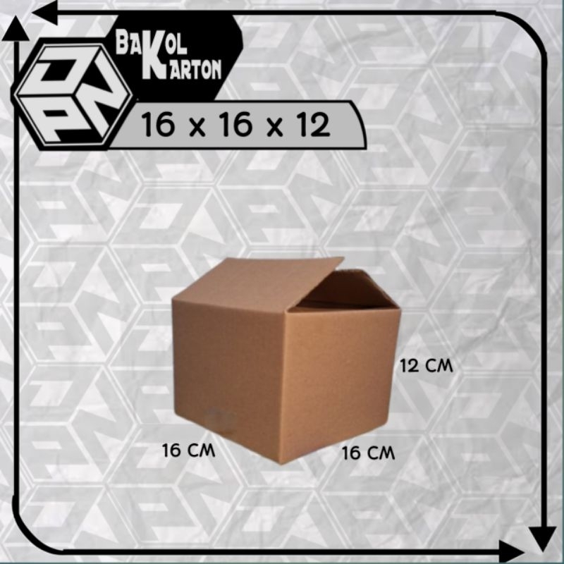 

Kardus Packing 16x16x12 , Kardus Box polos ,Kardus Packing