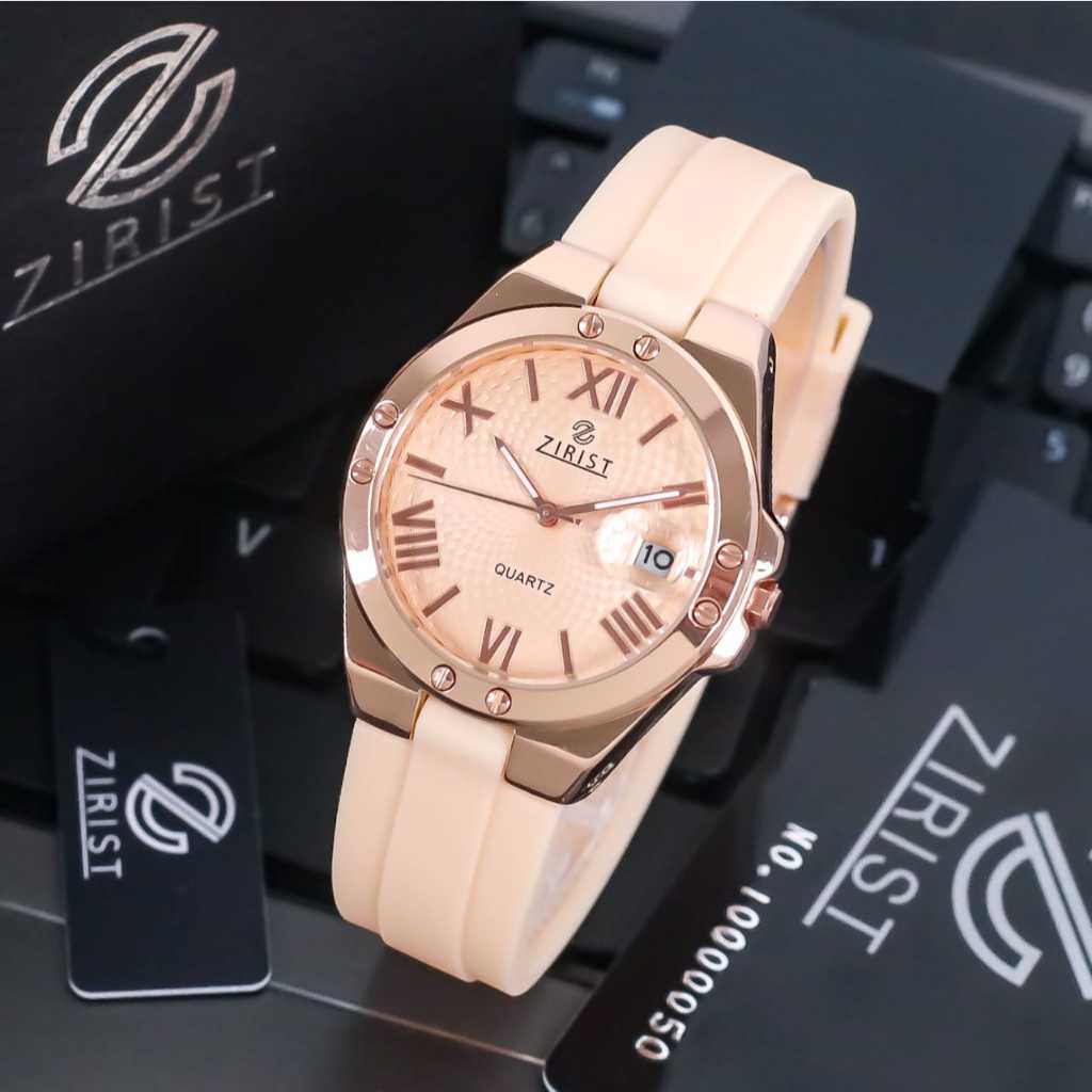 BestSeller Jam Tangan Fashion Wanita Zirist Original 3785Lv Free Box Ori & Baterai Cadangan