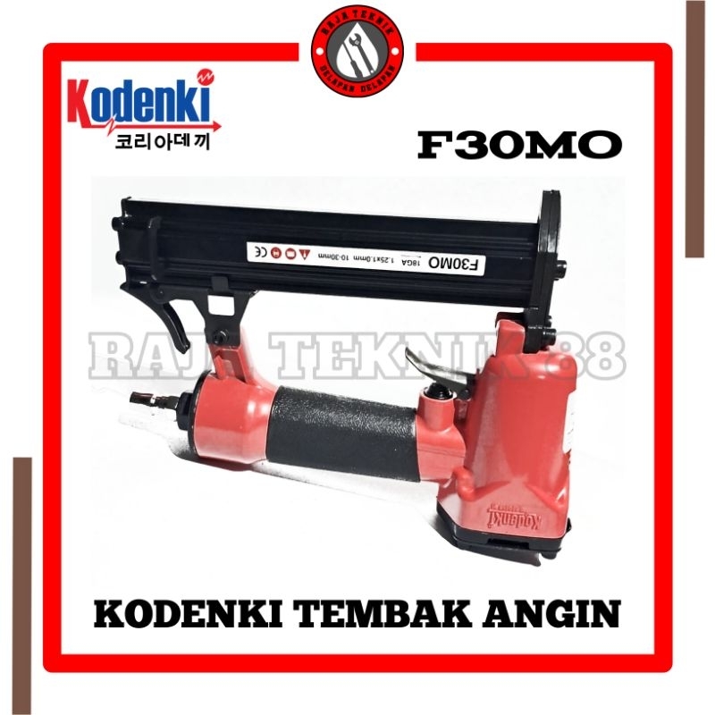 

KODENKI Air Nailer F30MO Mesin Air Nail Gun Alat Paku Tembak Stapler Gun F 30 - Alat Paku Tembak Lurus Stapler Angin F30 - Air Nailer Mesin Paku Tembak F30 Staples Angin F 30 Stapler - Mesin Isi Staples Kompresor Model Paku Lurus KDK-ANG730