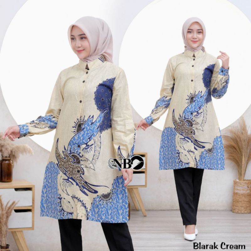 baju batik tunik grosiran pekalongan