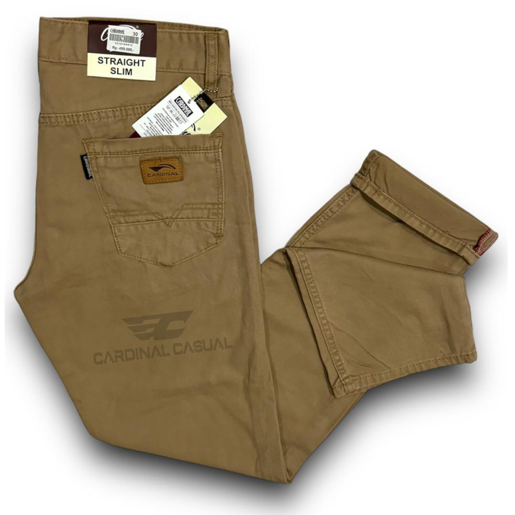 COD CUCI GUDANG CELANA CHINOS CARDINAL CELENA CARDINAL PRIA DEWASA BAHAN KATUN LINEN IMPORT
