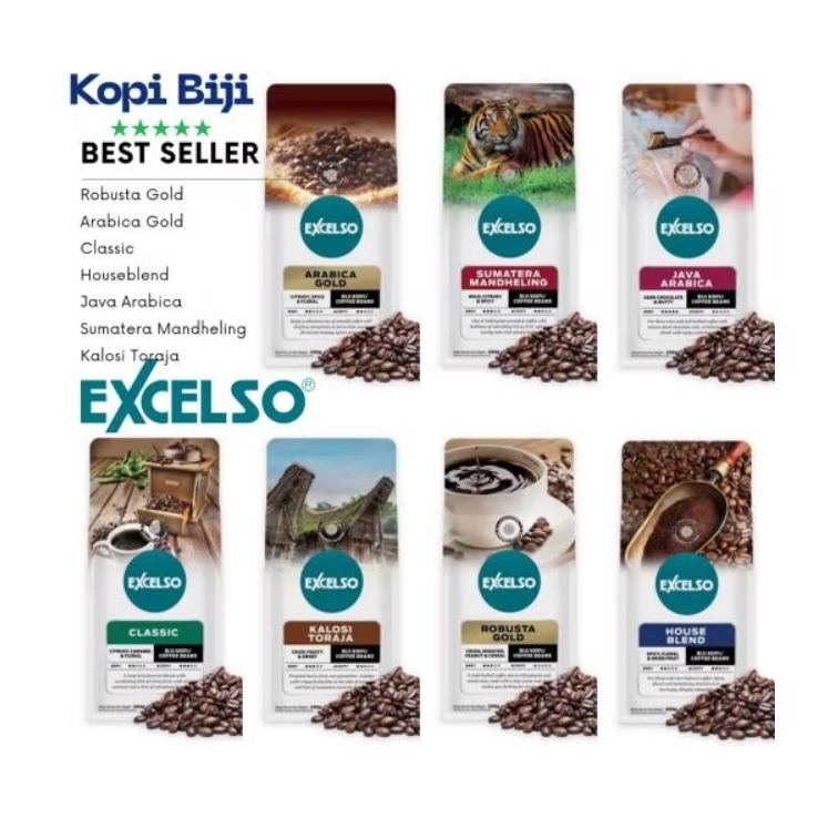 

EXCELSO Coffee Bean Kopi Biji 200gr Semua Varian Rasa