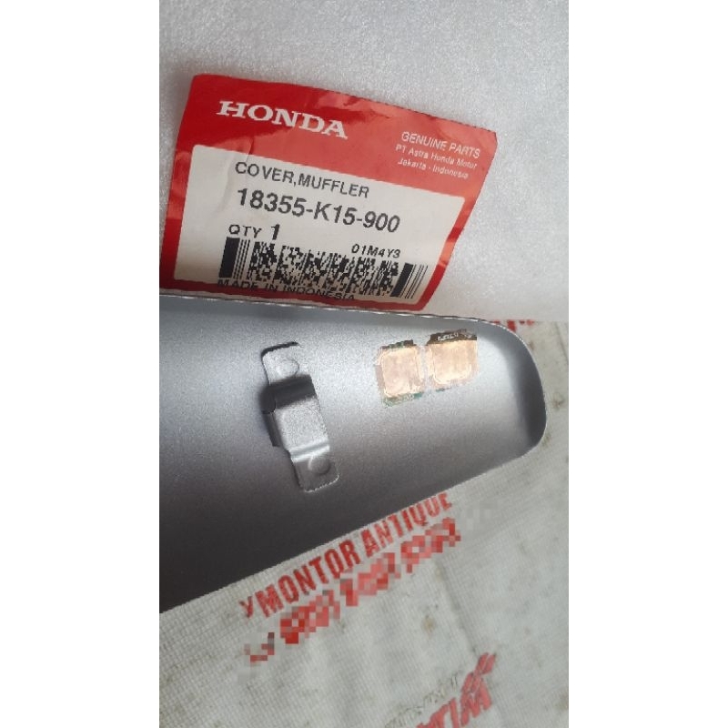 Cover Pelindung Knalpot Honda CB150r Old Original AHM 18355K15900