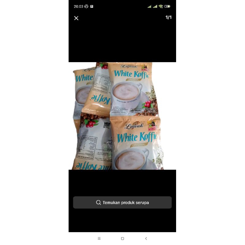 

luwak white kopi serenceng