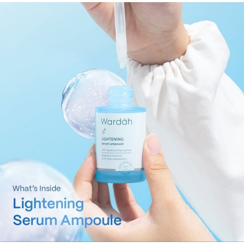 (TERLARIS) WARDAH LIGHTENING SERUM AMPOULE 30ml/ LIGHTENING SERUM/ WARDAH