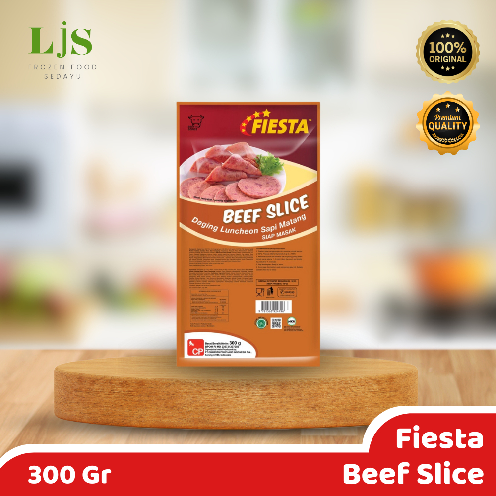 

Fiesta Beef Slice Daging Luncheon Sapi Matang SIAP MASAK 300 Gr