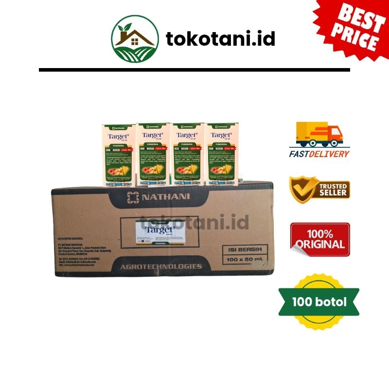 1 Box Fungisida Target 500sc isi 100 botol
