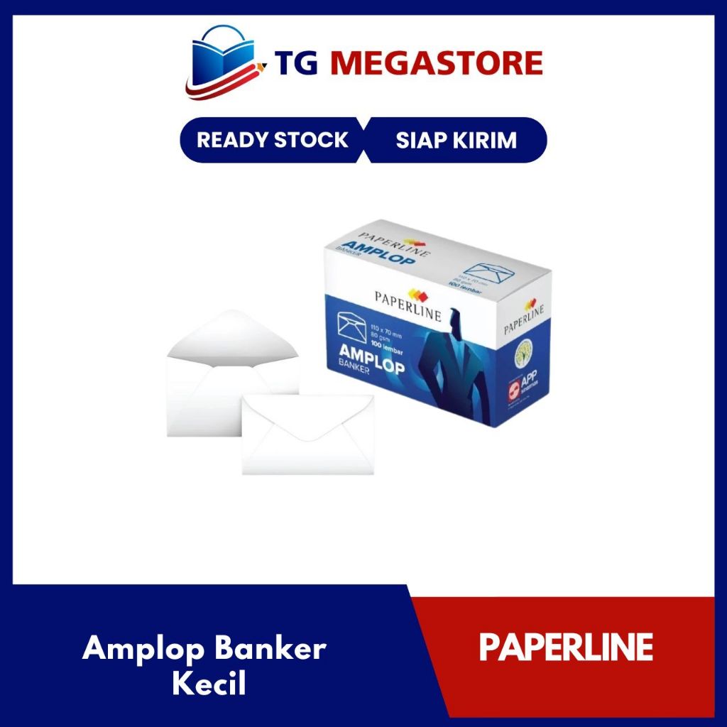 

Amplop Banker Paperline Kecil - isi 100 Lembar