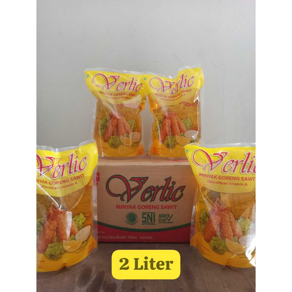 

Minyak Goreng Verlic 2 liter isi 6 pouch perdus