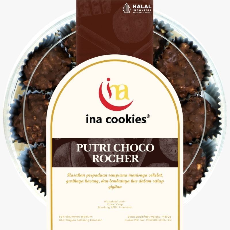 

Ina Cookies Reguler Varian Coklat