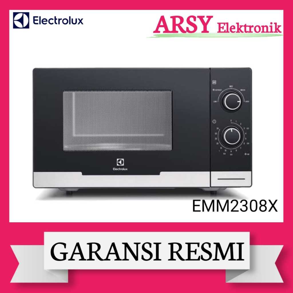 MICROWAVE ELECTROLUX 23LITER EMM2308X/ELECTROLUX MICROWAVE 23LITER EMM2308X GARANSI RESMI