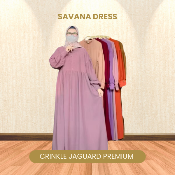Olivia Mj Savana Dress Premium Wanita Gamis sale