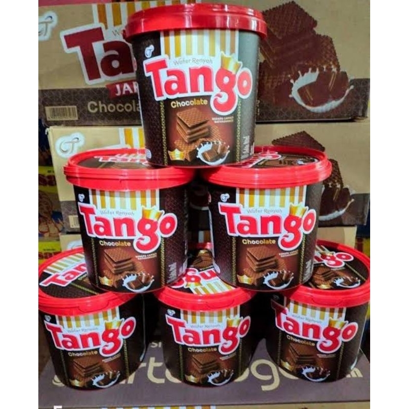 

Wafer Tango Jar Chocolate Vanilla 1 dus isi 6