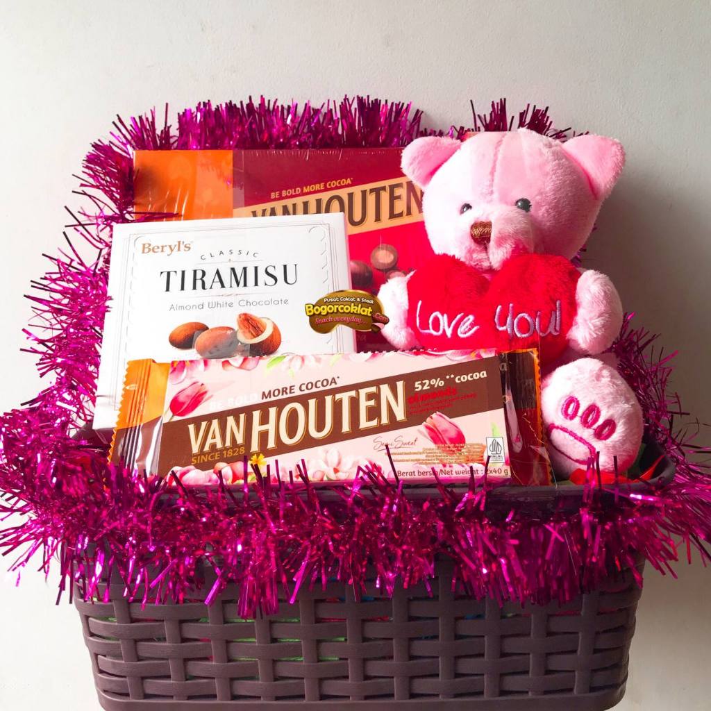 

Parsel Teddy Pink Choco Valentine