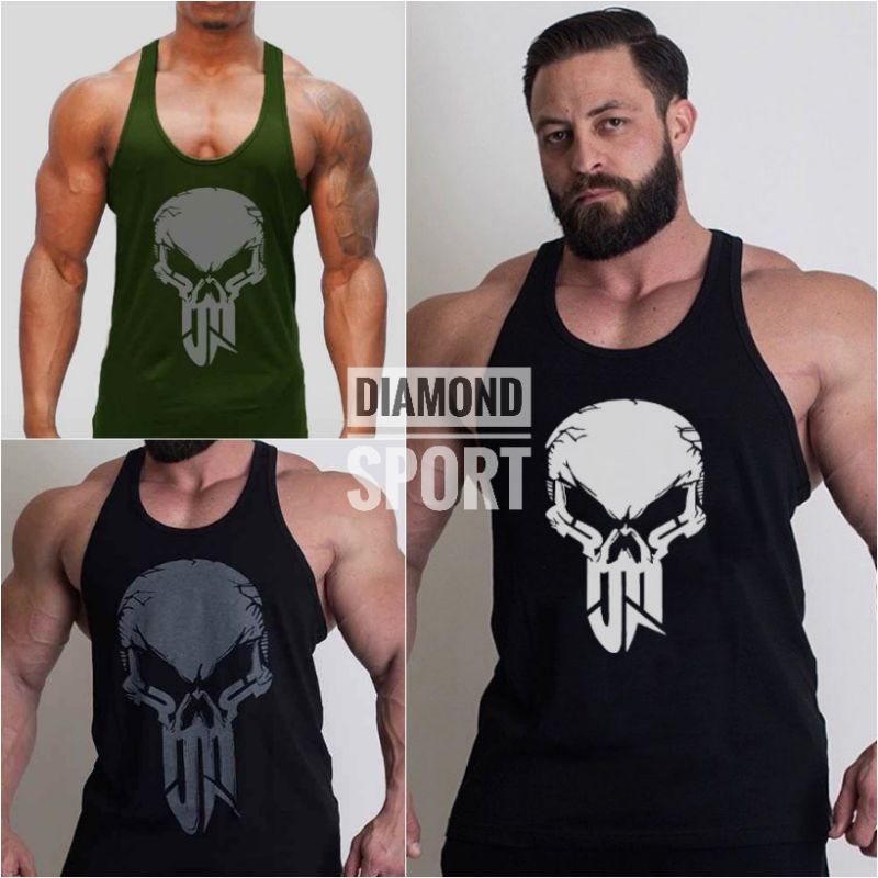 SINGLET OLAHRAGA GYM PRIA SINGLET GYM FITNESS RUNNING JOGGING TRAINING PRIA TANKTOP GYM PRIA SINGLET