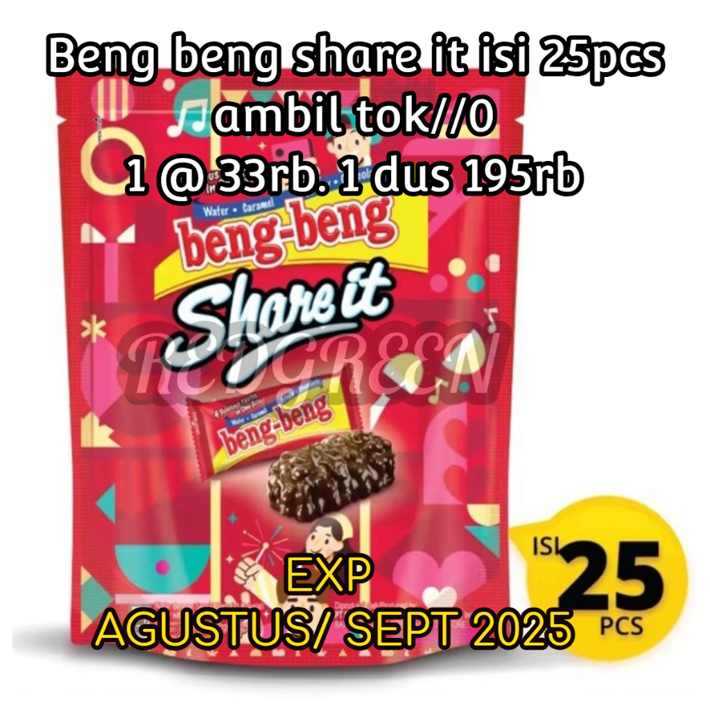 

Beng beng share it isi 25pcs bengbeng shareit 25pcs 25x9,5gr