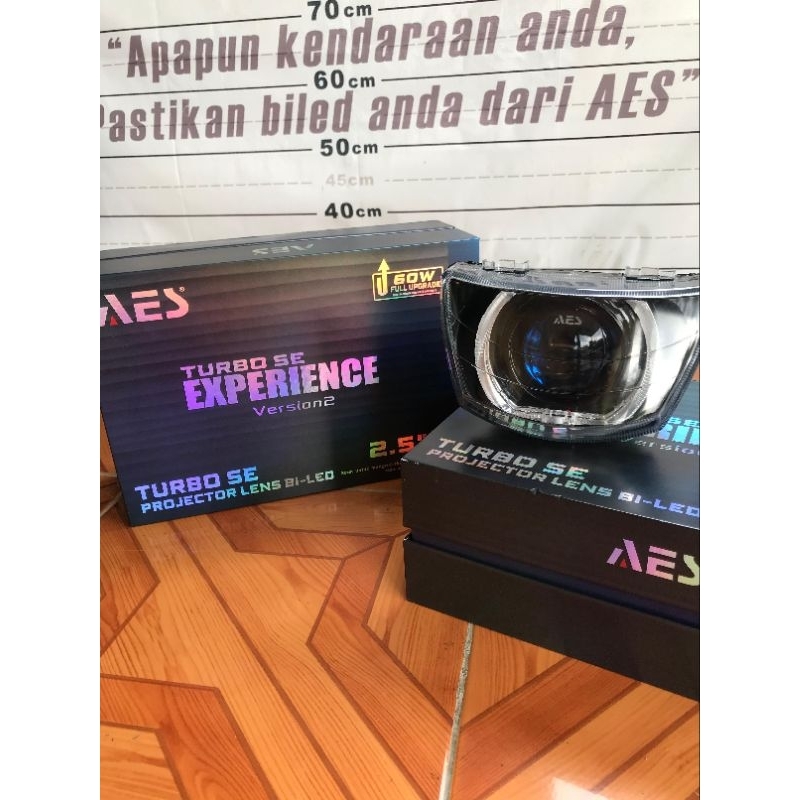 Lampu biled fizr FIZ R fiz r lengkap set reflektor biled aes turbo exsperience
