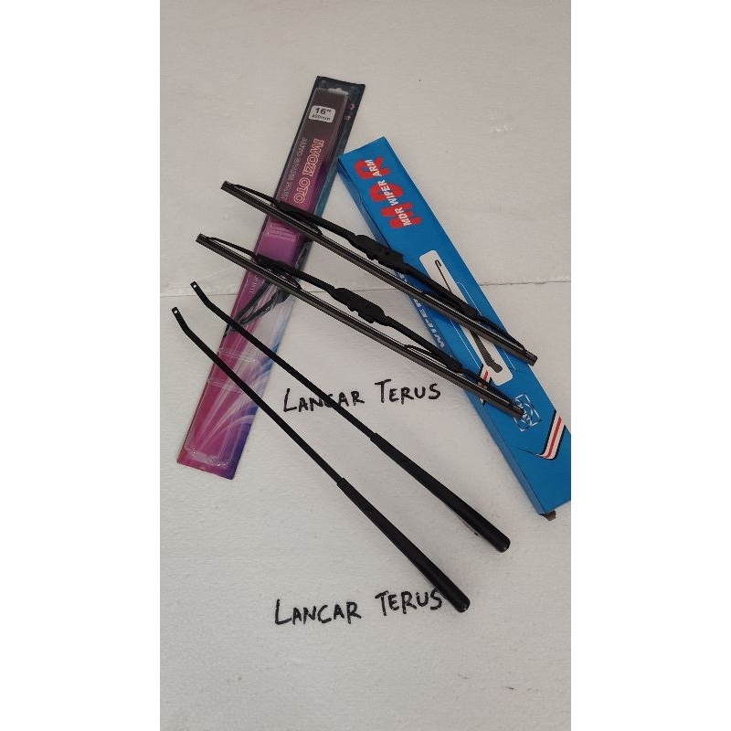 gagang wiper + karet wiper set Suzuki Carry 1000