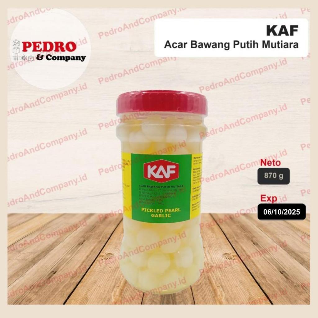 

KAF pickled pearl garlic tunggal 870 gram - acar bawang putih mutiara