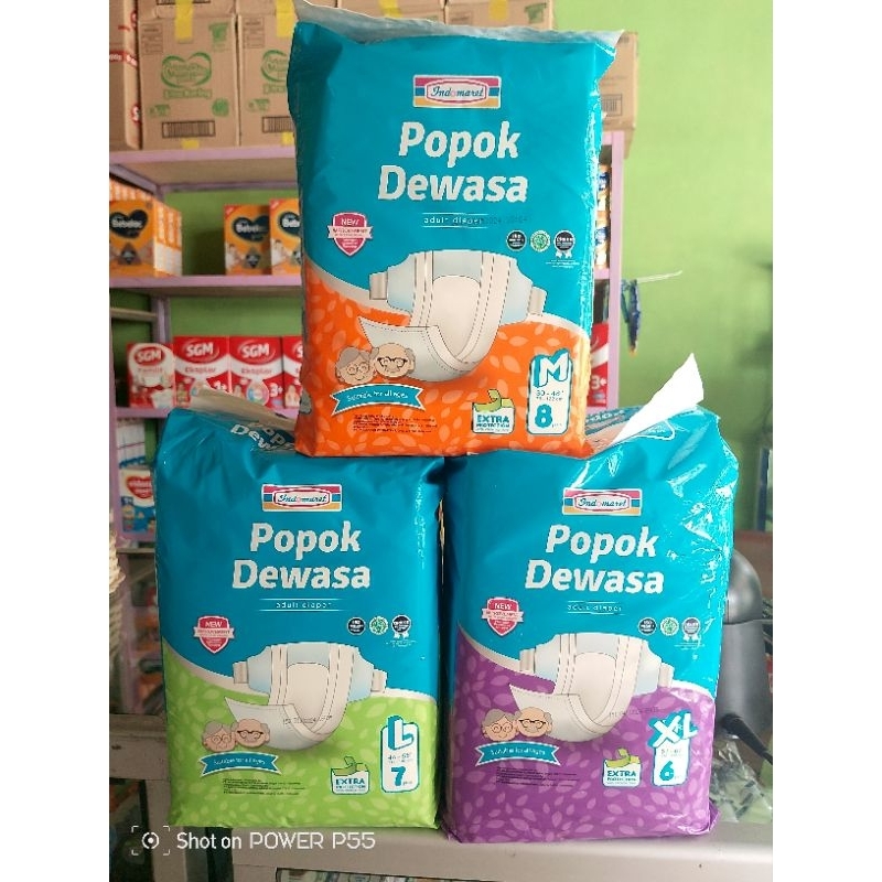 Popok dewasa Indomaret M8/L7/Xl6