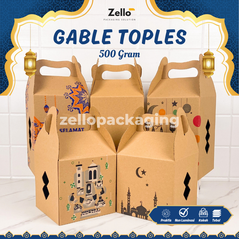 

Kotak Gable Toples 350 500 gr Jinjing Dos Idul fitri Eid Mubarok Box Kue Kering Lebaran Isi 2 3 4