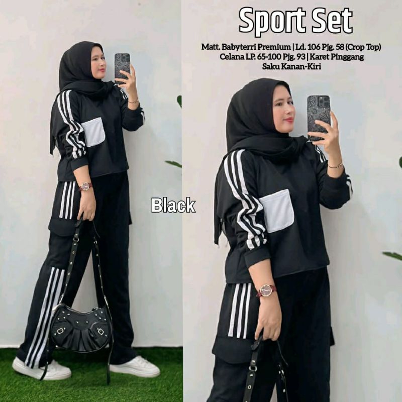 SPORT/FIESTA SET SETELAN BAJU OLAH RAGA WANITA