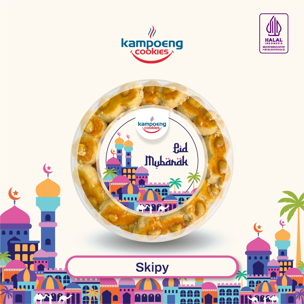 

Kue Kering Skipy Premium Kampoeng Cookies Hampers Lebaran Set Hadiah Berat 250-500 gr