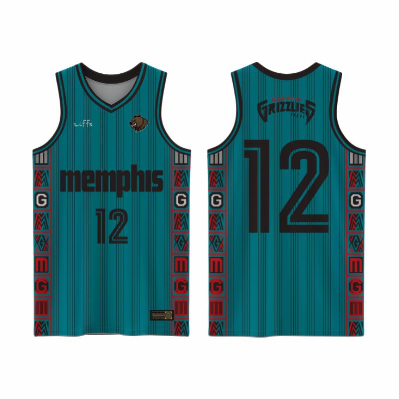 Memphis grizzlies jersey custom/free nama dan no punggung/baju basket/basket custom/jersey basket