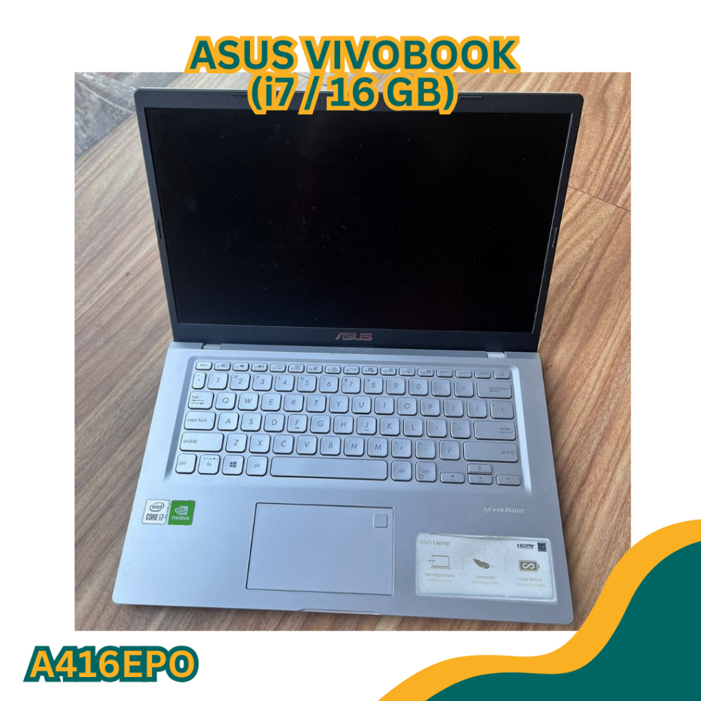 [PRELOVED] Laptop Asus Vivobook A416JP0 Ram 16GB Silver