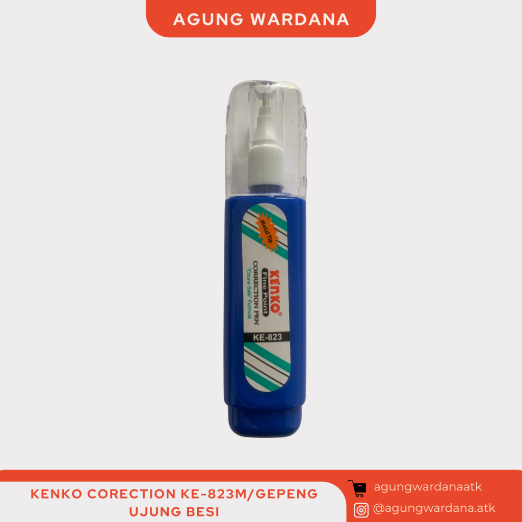 

KENKO CORECTION KE-823M METAL TIP BIRU / TIP-EX CAIR
