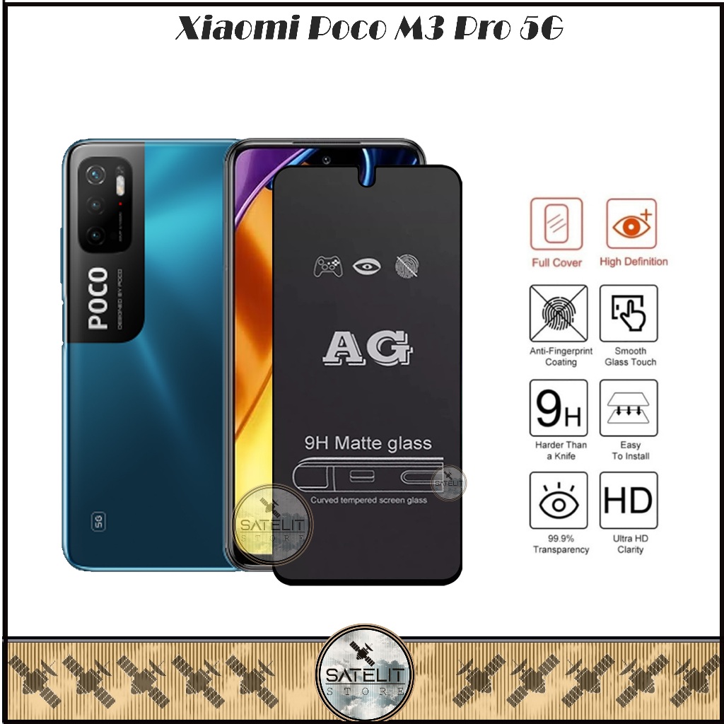 PROMO Tempered Glass AG Matte Xiaomi Poco M3 Pro 5G Poco M3 4G Poco M3 Full Cover