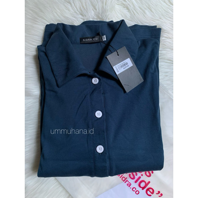 PRELOVED ABPOLO / ABAYA POLO BY SIDRA SIZE L WARNA LEGION BLUE