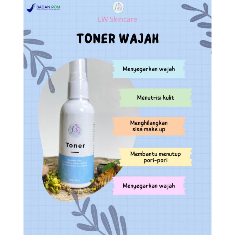 Ecer Toner wajah by LW Skincare