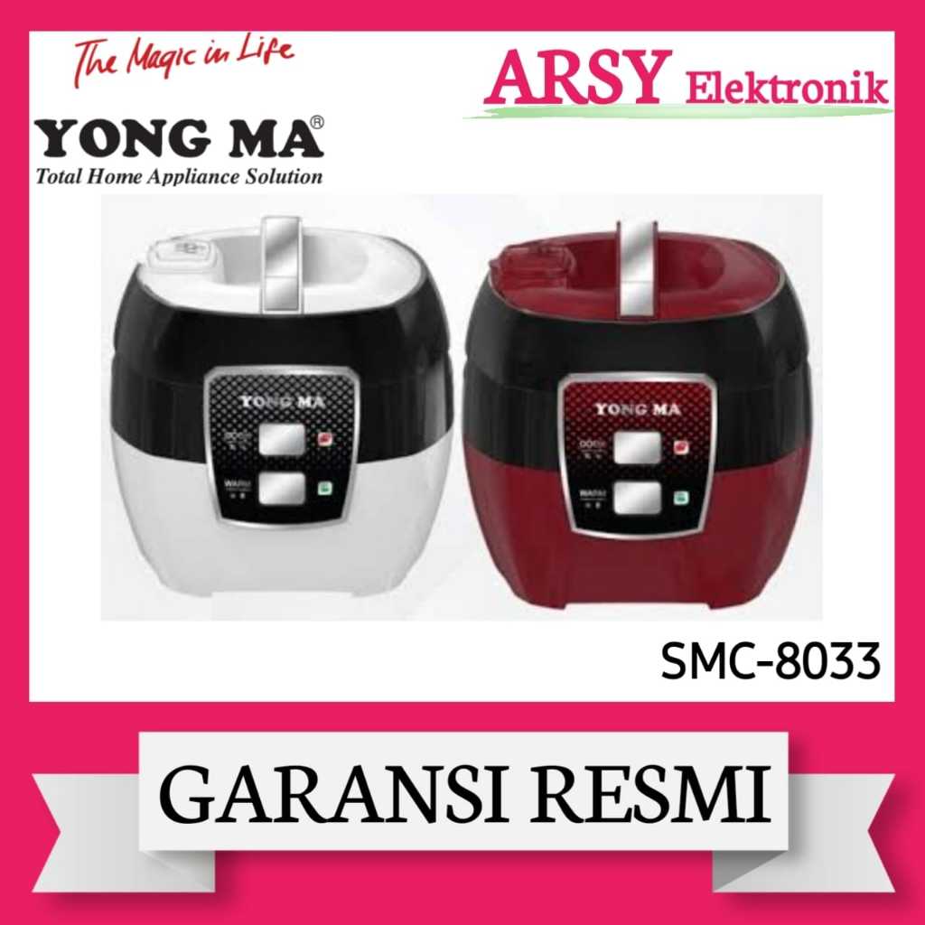 MAGIC COM YONGMA 2LITER SCM-8033/YONGMA MAGIC COM 2LITER SMC-8033 GARANSI RESMI
