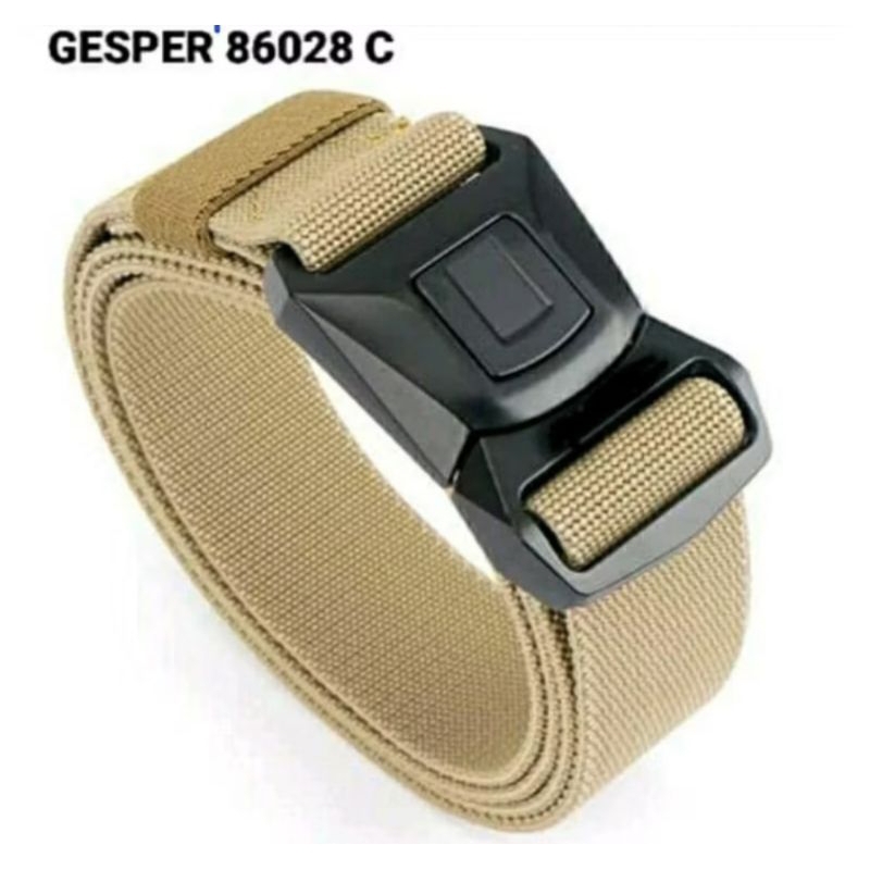 sabuk/gesper 86028 kepala hitam Sabuk Pria ikat pinggang kanvas