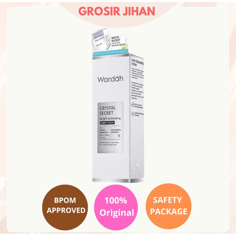 Wardah Crystal Secret Night Cream 15ml