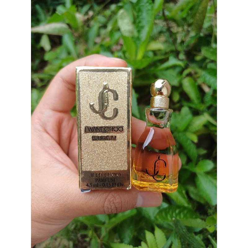miniatur parfum JIMMY CHOO I WANT CHOO LE PARFUM 5ML