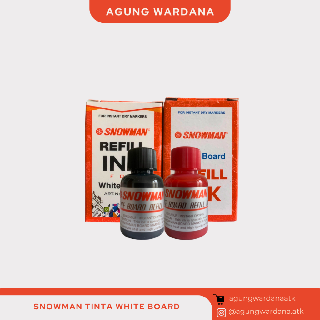 

SNOWMAN TINTA ISI ULANG WHITE BOARD