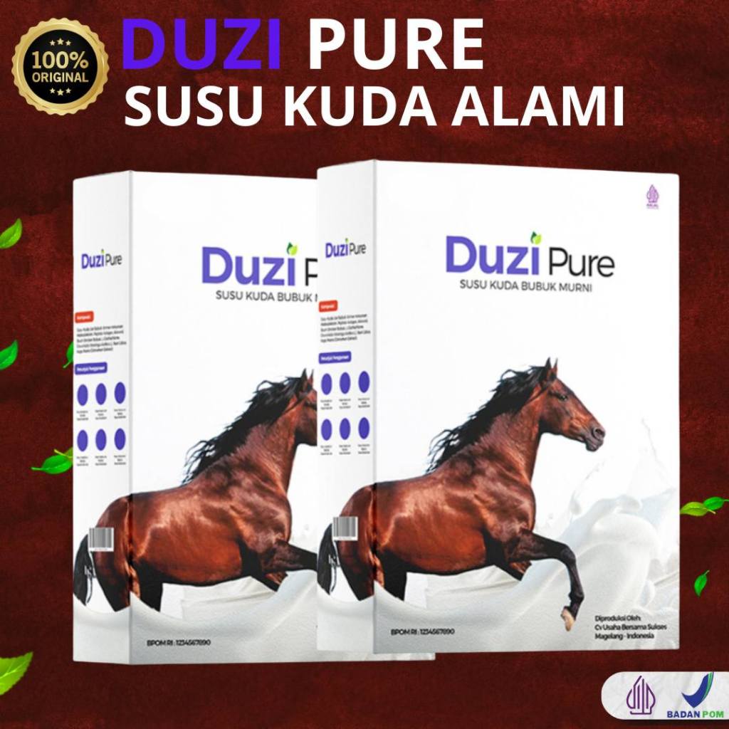 Duzi Pure Susu Kuda Liar Susu Kuda Duzi Pure Duzi Pure Susu Bubuk