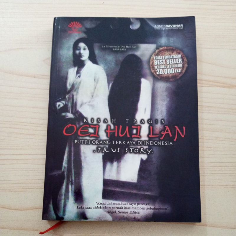 BUKU KISAH TRAGIS OEI HUI LAN PUTRI ORANG TERKAYA DI INDONESIA TRUE STORY BY AGNES DAVONAR